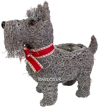 Planter - Salim White Wash Dog