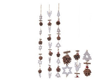 Гірлянда Pinecone Wood 4ас. 85 см