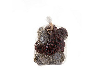 Bag Pinecones Mixed 20cm