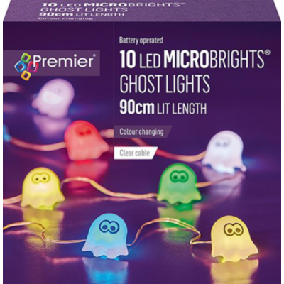 Halloween - 10L Ghost Pin Lights