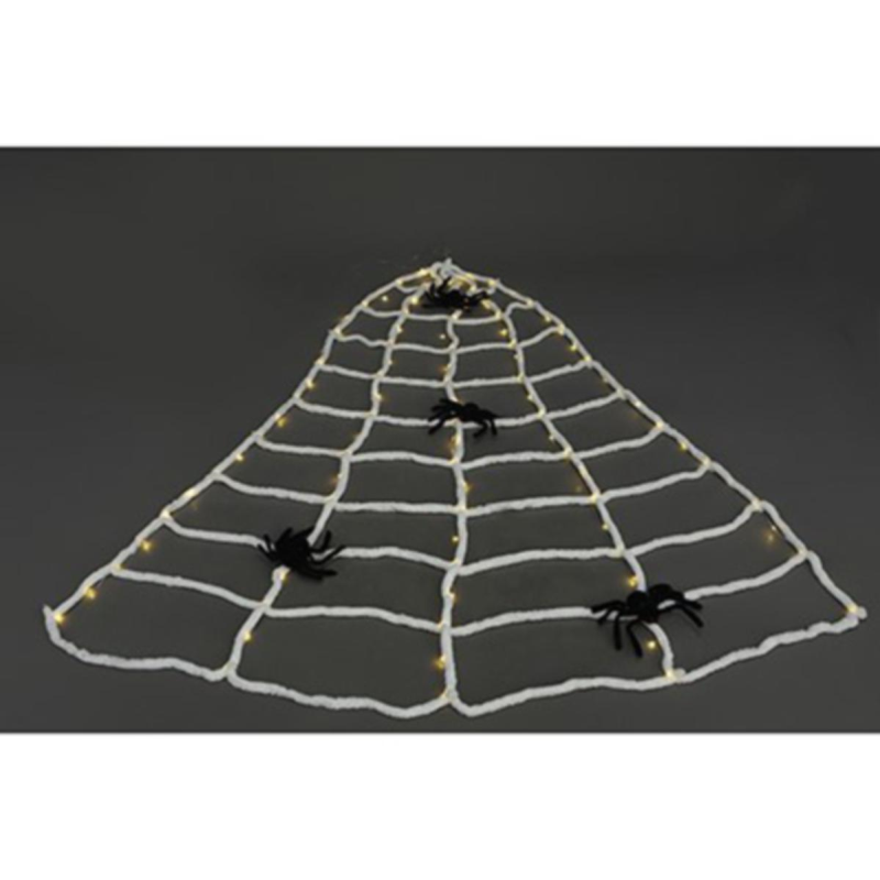 Halloween ~ Flexibrights and Rope Spiderweb with 4 Spiders