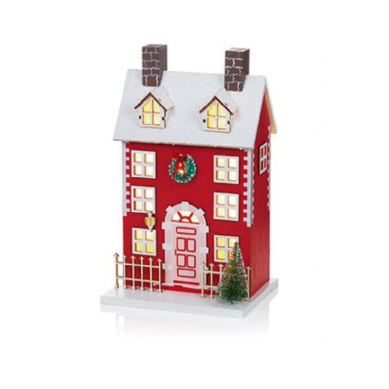 BO Lit Red House