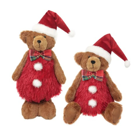 Plush - Standing Santa Bear