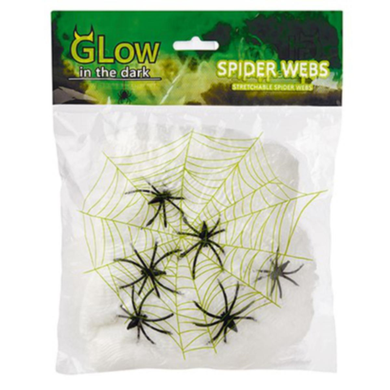 Halloween - Glow in the Dark Spider Web