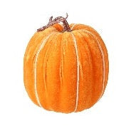 Artificial Pumpkin - Tall Velvet Pumpkin