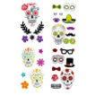 Day of the Dead Gel Window Stickers