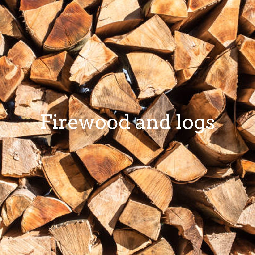 Seasoned firewood at Rainfords Farm