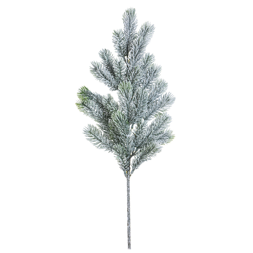 Stem - Snowy Conifer Branch 65cm