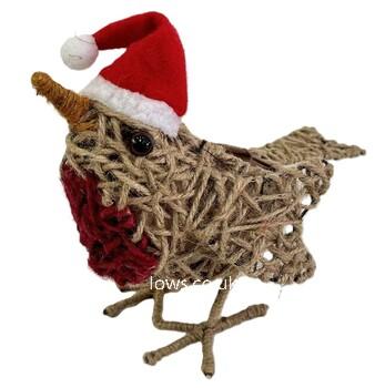 Planter - Straw Rope Robin