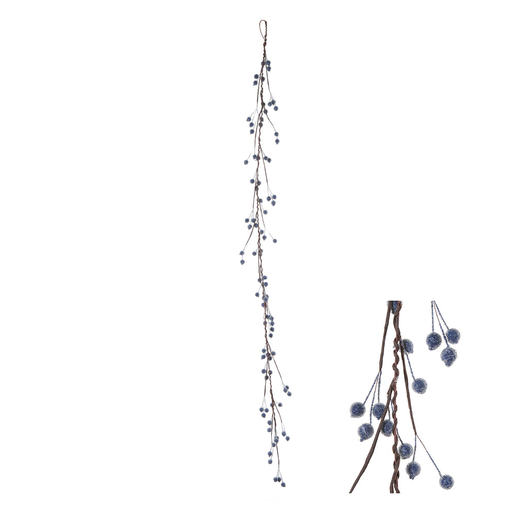 Garland - Red or White Frosted Berries