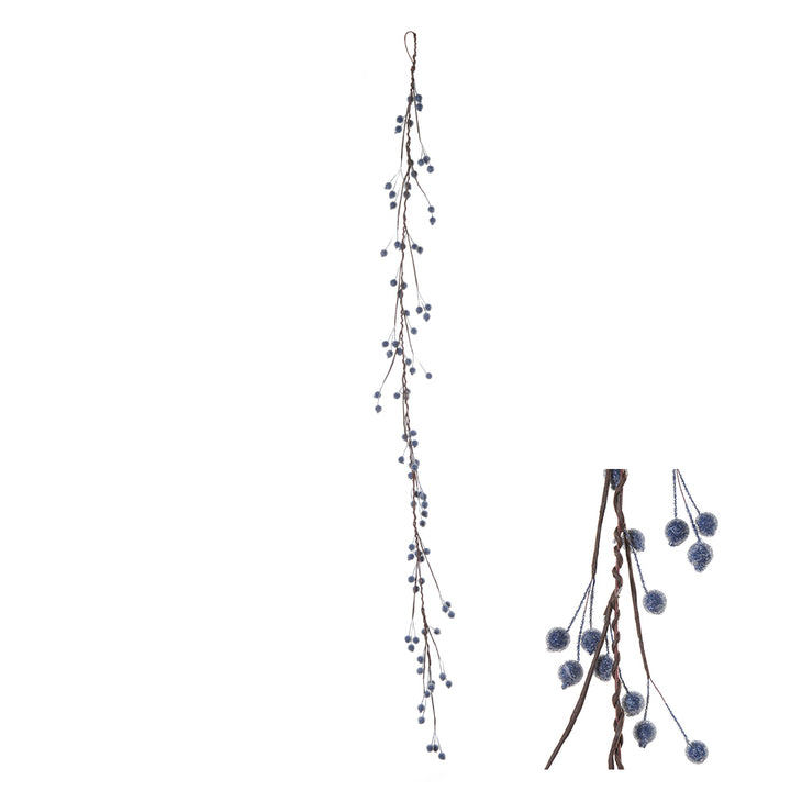 Garland - Red or White Frosted Berries