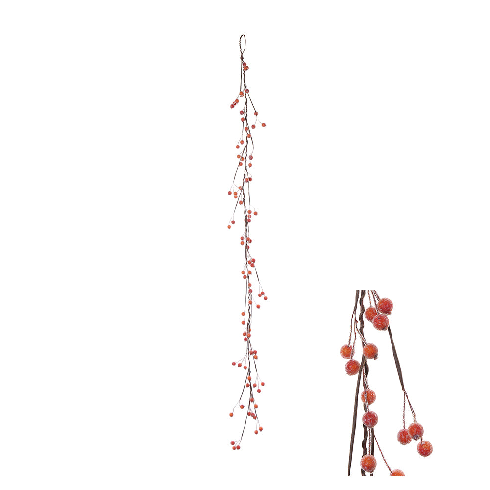 Garland - Red or White Frosted Berries