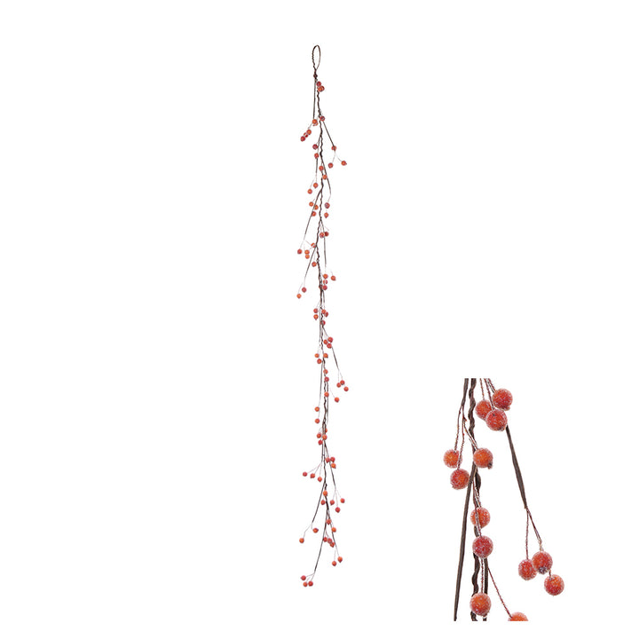 Garland - Red or White Frosted Berries