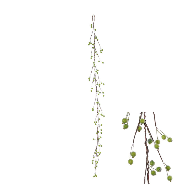 Garland - Red or White Frosted Berries