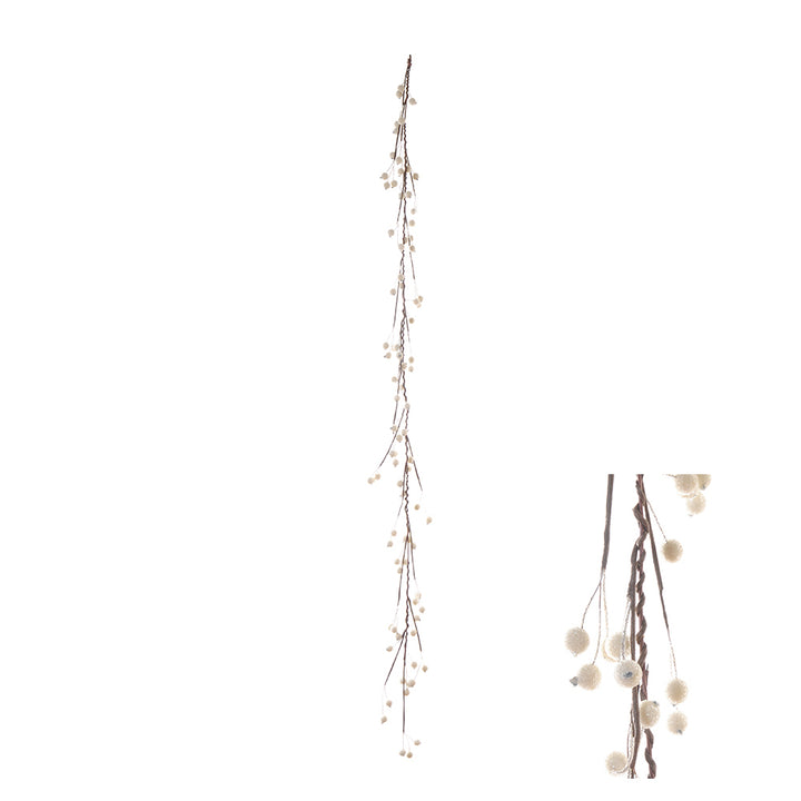 Garland - Red or White Frosted Berries