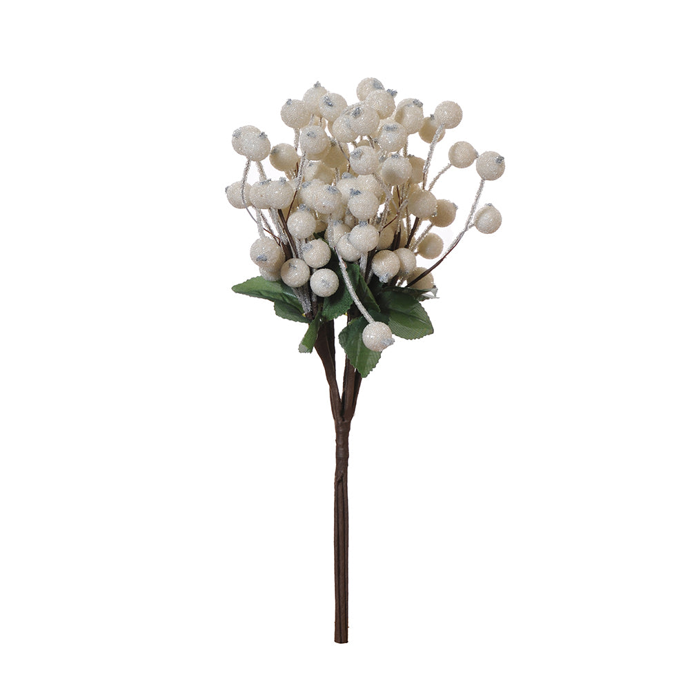 Stem- White Frosted Berries