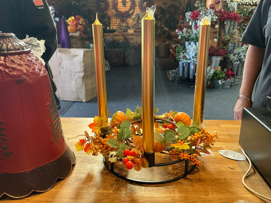 Autumn Candle Arrangements