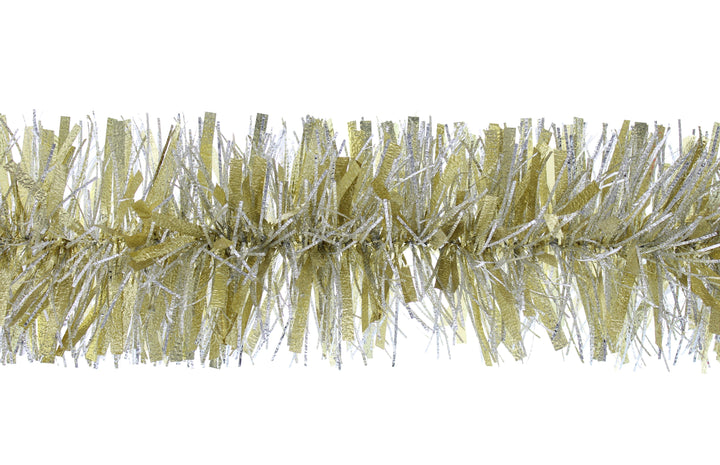 Tinsel - Assorted Die Cut Natural Holly on Rocket/Ice Cracked
