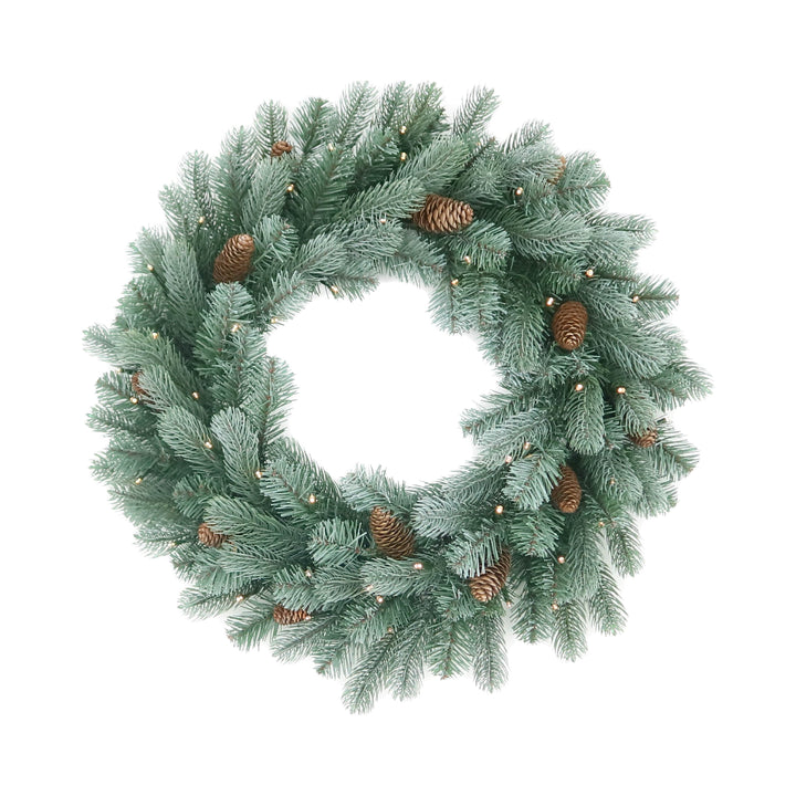 Wreath - Pre Lit Stockholm Fir