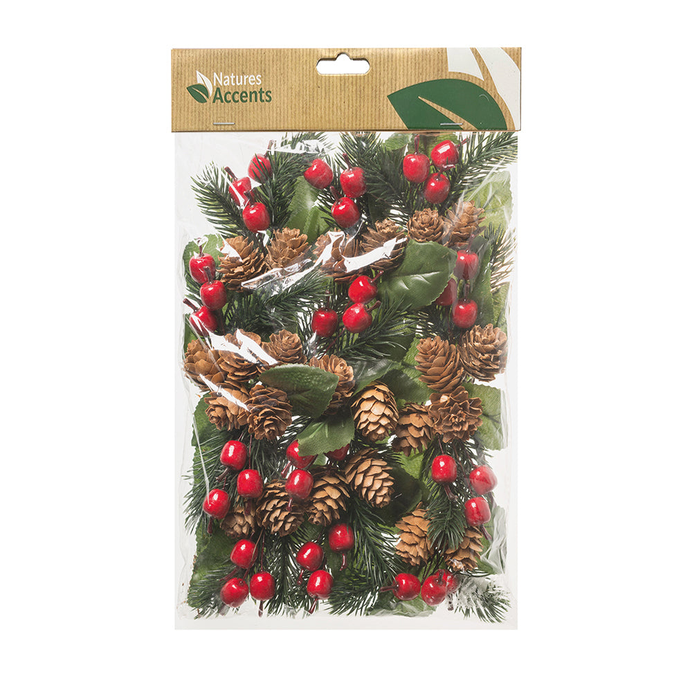 Picks - Pack of Pinecone Berry Picks