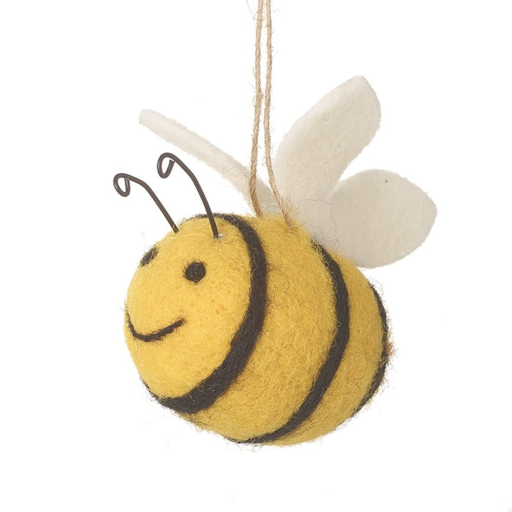 Summer - Hanging Woollen Bees