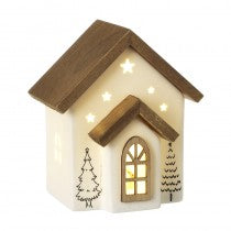 White Ceramic House Sml