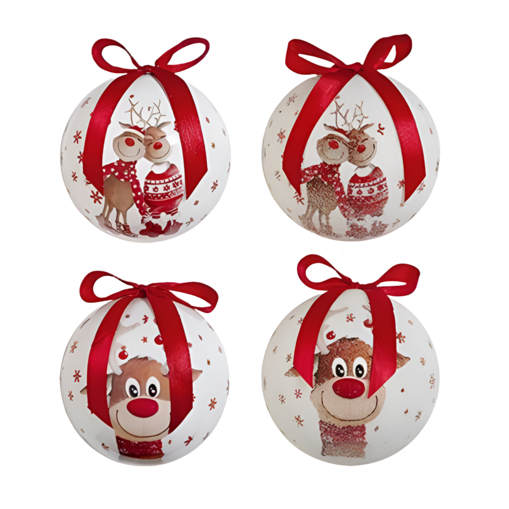 Baubles - Decoupage Baubles