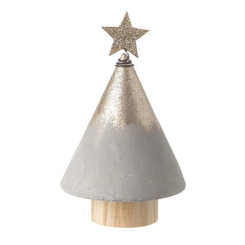 Small Star Topped Cone Tree