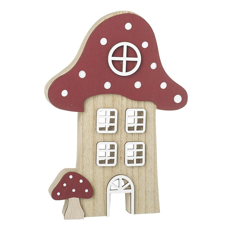 Wooden Mushroom House