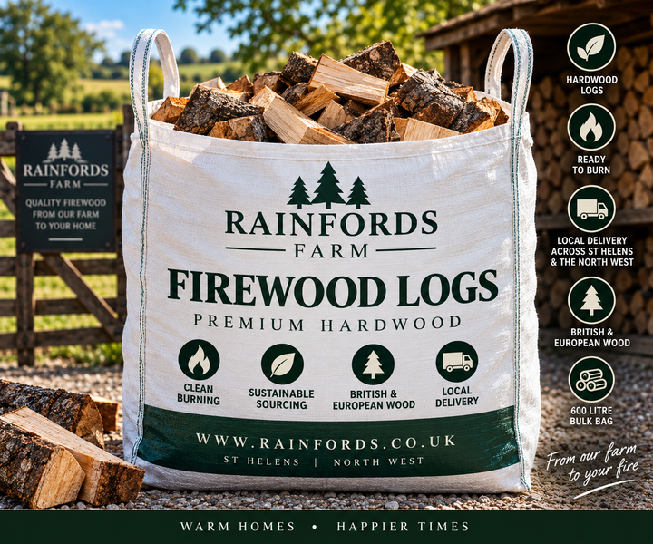 Firewood Logs – 600 Litre Bulk Bag