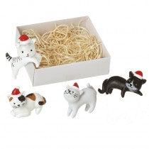 Set of 4 Cats in Hats