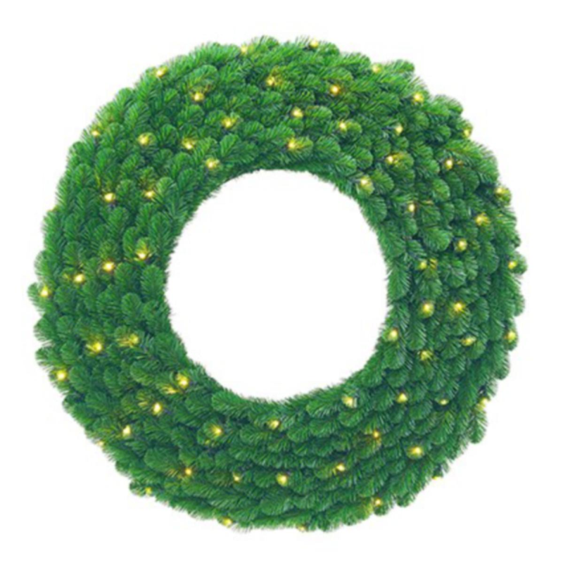 Wreath - 1.2M Dual Power Pre lit Wreath