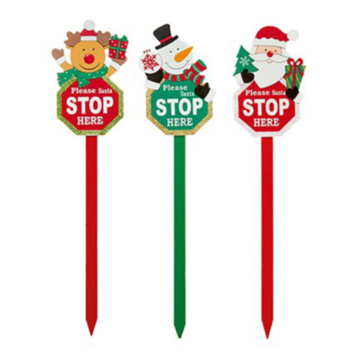 Stop Santa Sign - Various Designs