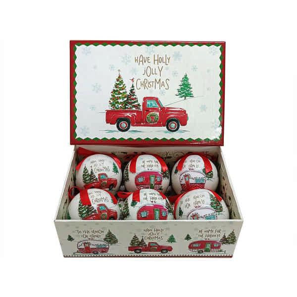 Baubles - Decoupage Baubles