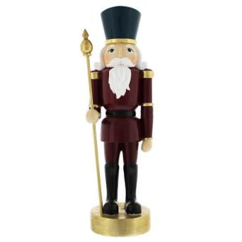 Nutcracker - Burgundy in Blue Hat