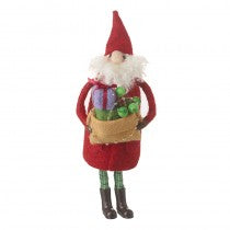 Festive Wool Santa with Presents