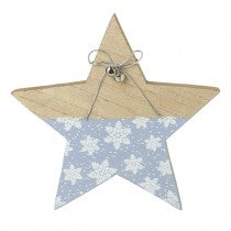 Snowflake Wooden Star