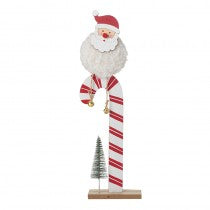Santa on a Candy Stick