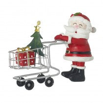 Santa with Shopping Basket