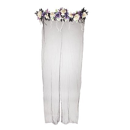 Halloween - Dusty Pastel Door Curtain Dressed
