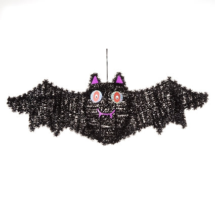 Halloween Bat - Black Tinsel