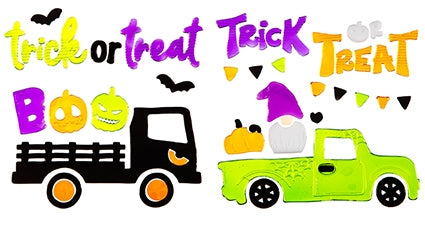 Halloween ~ Gel Window Stickers
