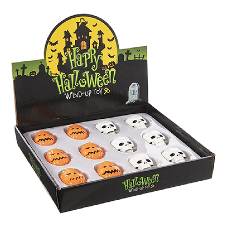 Halloween - Pumpkin and Skulls Wind up Toy