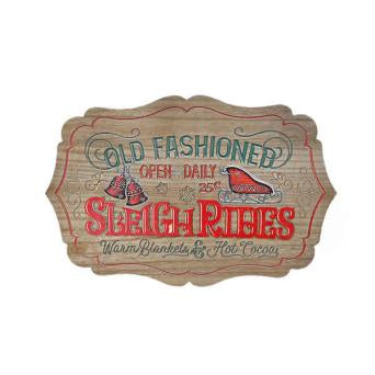 Sign - Sleigh Rides