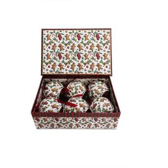 Baubles - Set of 6 Decoupage Baubles