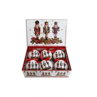 Baubles - Set of 6 Decoupage Baubles