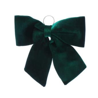 Bows - ￼Dark Green Velvet