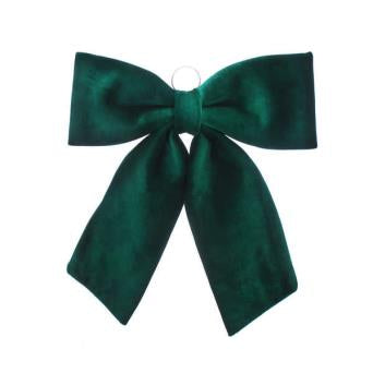 Bows - ￼Dark Green Velvet