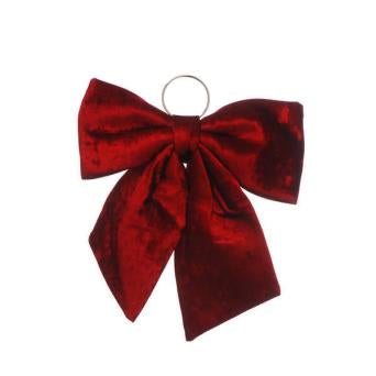 Bow - Burgundy Velvet Bow