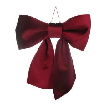 Bow - Burgundy Velvet Bow